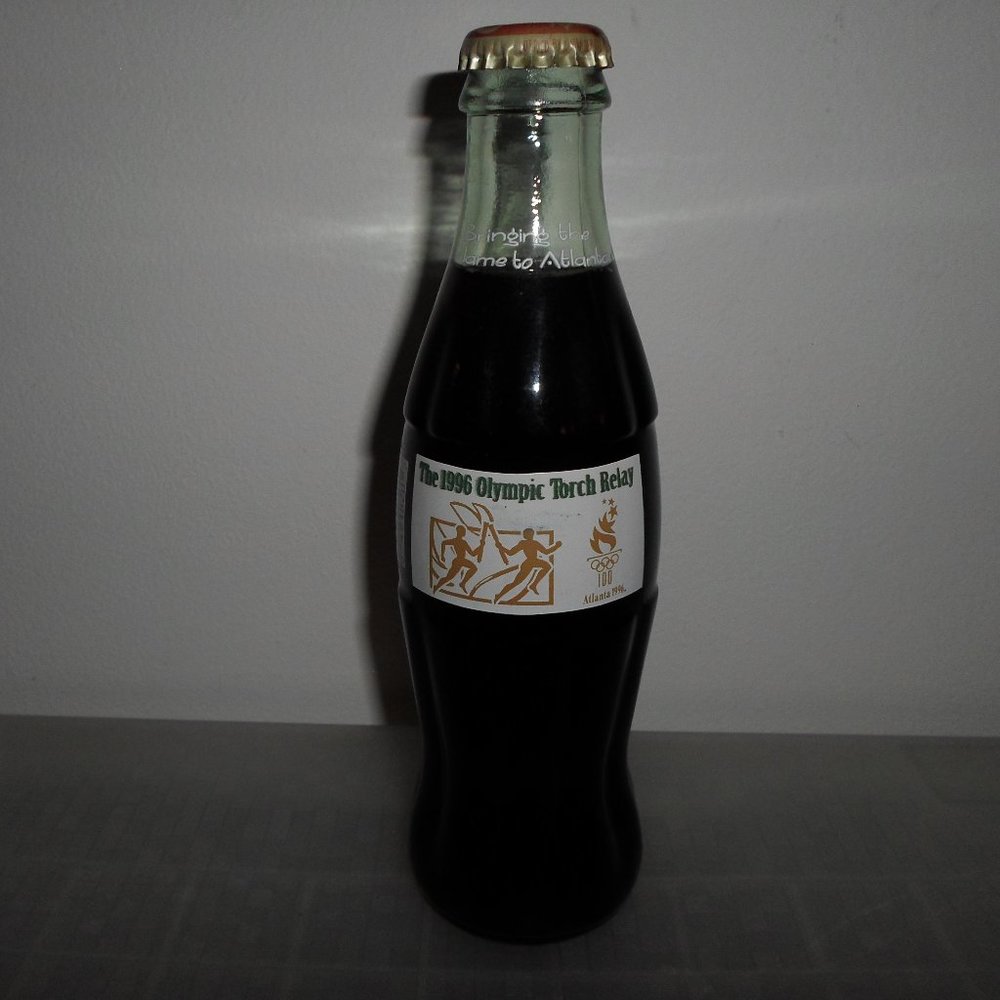 The 1996 Olympic Torch Relay Atlanta Games Coca-Cola Commemorative Bottle